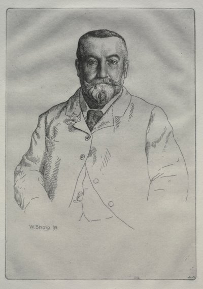 Portrait of H. Cock by William Strang