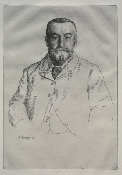 Portrait of H. Cock by William Strang