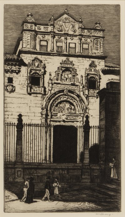 Santa Cruz, Toledo, 1913 by William Strang