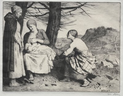 Woman and Child by William Strang