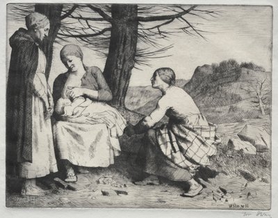 Woman and Child by William Strang