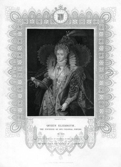 Elizabeth I of England, 19th Century by William Thomas Fry