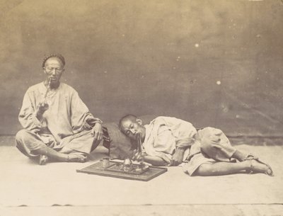 Opium Smoker by William Thomas Saunders