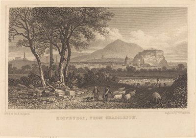 Edinburgh, from Craigleith by William Tombleson after Thomas Hosmer Shepherd