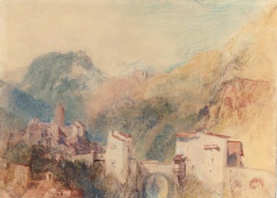 A Castle in the Val d’Aosta by Joseph Mallord William Turner