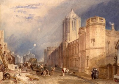 Christ Church College, Oxford by Joseph Mallord William Turner