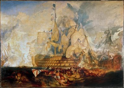 The Battle of Trafalgar by Joseph Mallord William Turner