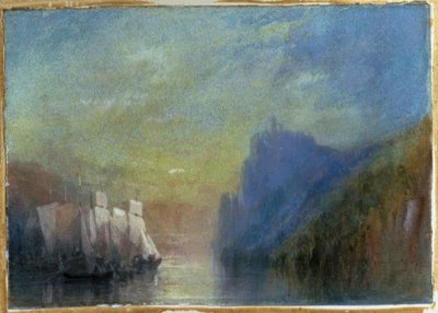 On the Rhine by Joseph Mallord William Turner