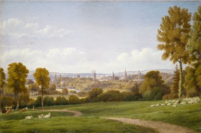 View of Oxford from Headington by Joseph Mallord William Turner