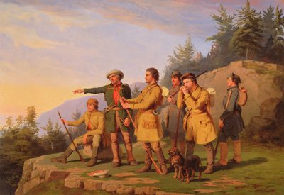 Boones First View of Kentucky by William Tylee Ranney