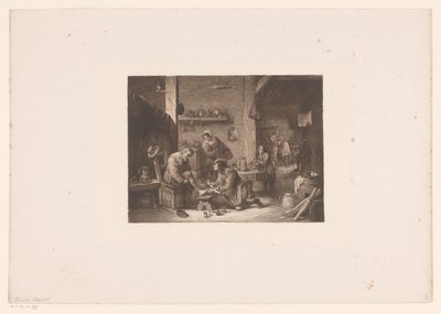 Interior with a Doctor and a Barber by William Unger