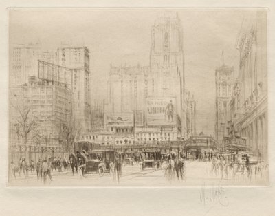 Forty-second Street NY by William Walcot