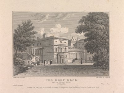 Deep-Dene, East or Carriage Front, Surrey by William Wallis