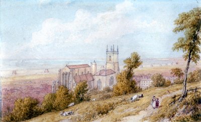 Hythe Church and Martello Tower by William Westall