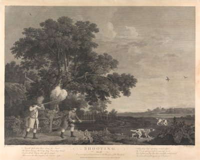 Shooting, Plate III by William Woollett
