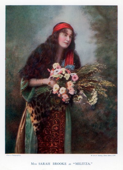 Sarah Brooke, British Actress by William and Daniel Downey