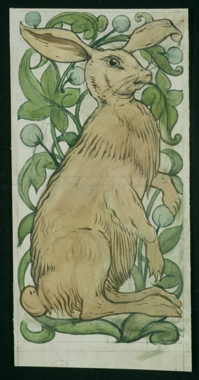 Hare by William de Morgan