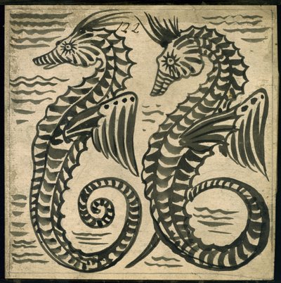 Sea-Horse by William de Morgan