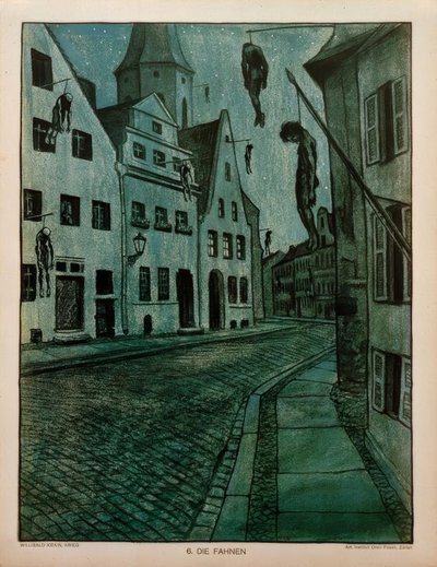 W. Krain, The Flags by Willibald Krain