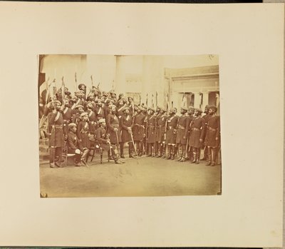 Group Portrait of Military Personnel by Willoughby Wallace Hooper