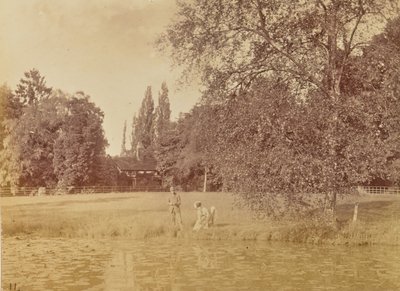 Pond near a Country House by Willoughby Wallace Hooper
