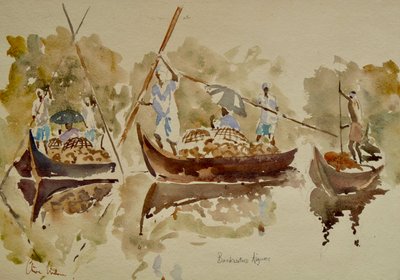 Backwater figures by Wilson Clive
