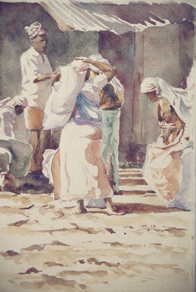 Tea pluckers weighing up by Wilson Clive