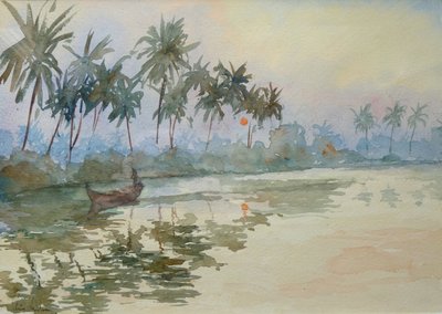 Sunrise, Mankotta Island by Wilson Clive