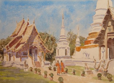 Wat Phra Singh, Chiang Mai by Wilson Clive