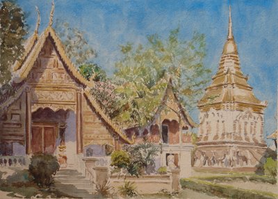 Wat Chiang Man, Chiang Mai by Wilson Clive
