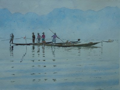 Fishing at Inle Lake by Wilson Clive