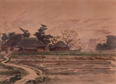 Landscape with Houses by Winckworth Allan Gay