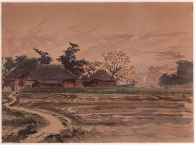 Landscape with Houses by Winckworth Allan Gay