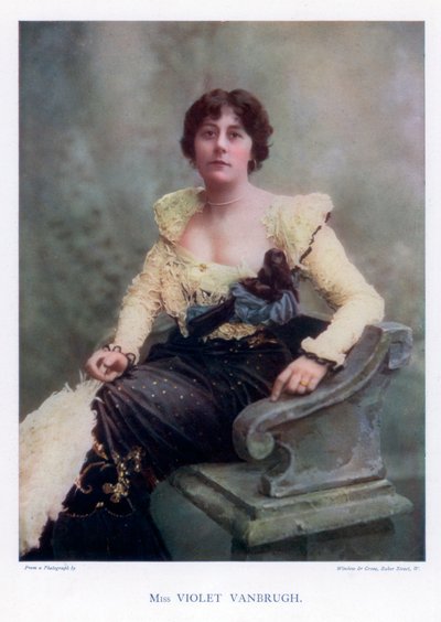 Violet Vanbrugh, English Actress by Window and Grove