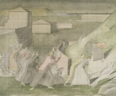 Study for the Deluge by Winifred Knights