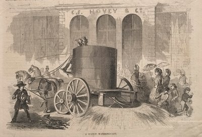A Boston Watering-Cart by Winslow Homer