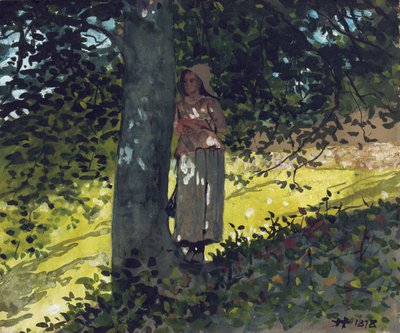 A Shady Spot, Houghton Farm by Winslow Homer