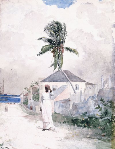 Along the Road, the Bahamas by Winslow Homer