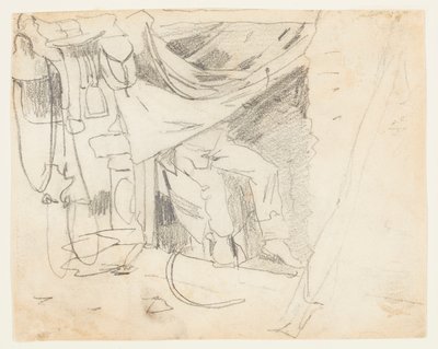 Before an Army Hut by Winslow Homer
