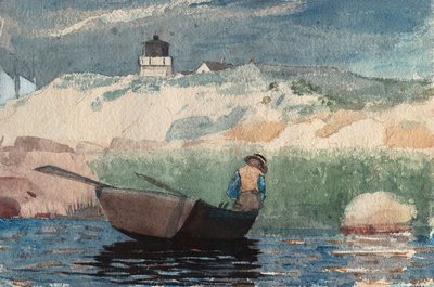 Boy in Boat, Gloucester by Winslow Homer
