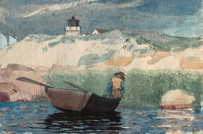 Boy in Boat, Gloucester by Winslow Homer