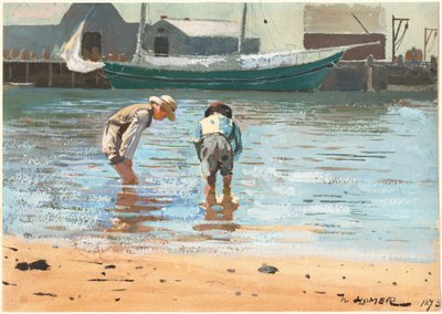 Boys Wading by Winslow Homer