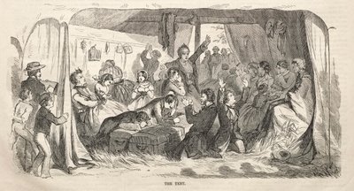 Camp Meeting Sketches: The Tent, 1858 by Winslow Homer