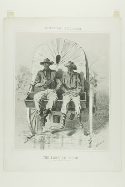 Campaign Sketches: The Baggage Train by Winslow Homer