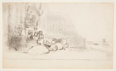 Children Playing at the Seaside, Cullercoats, England by Winslow Homer
