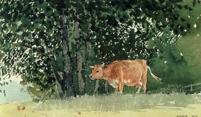 Cow in Pasture by Winslow Homer