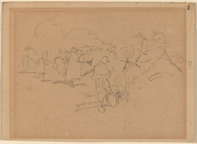 End of the March [recto] by Winslow Homer