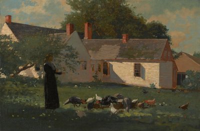 Farmyard Scene by Winslow Homer