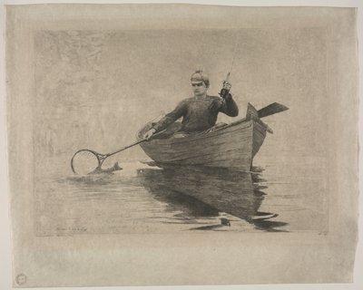 Fly Fishing by Winslow Homer