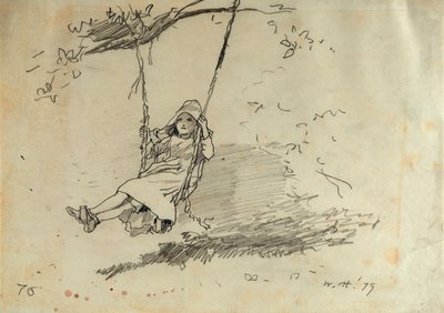 Girl on a Swing, 1879 by Winslow Homer